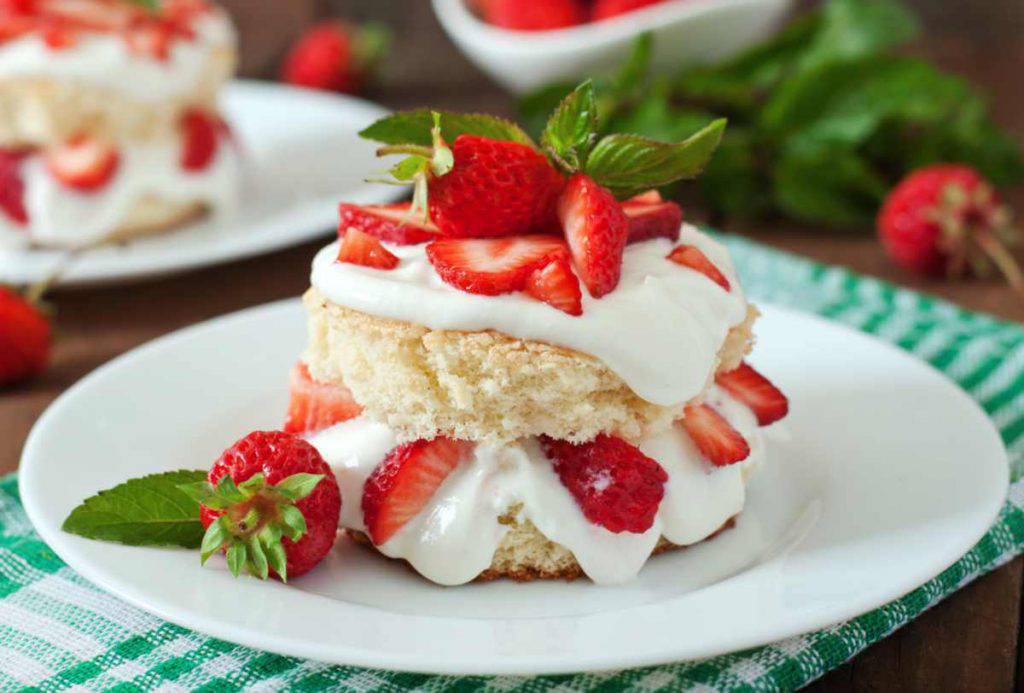 Torta alle Fragole con Crema Chantilly