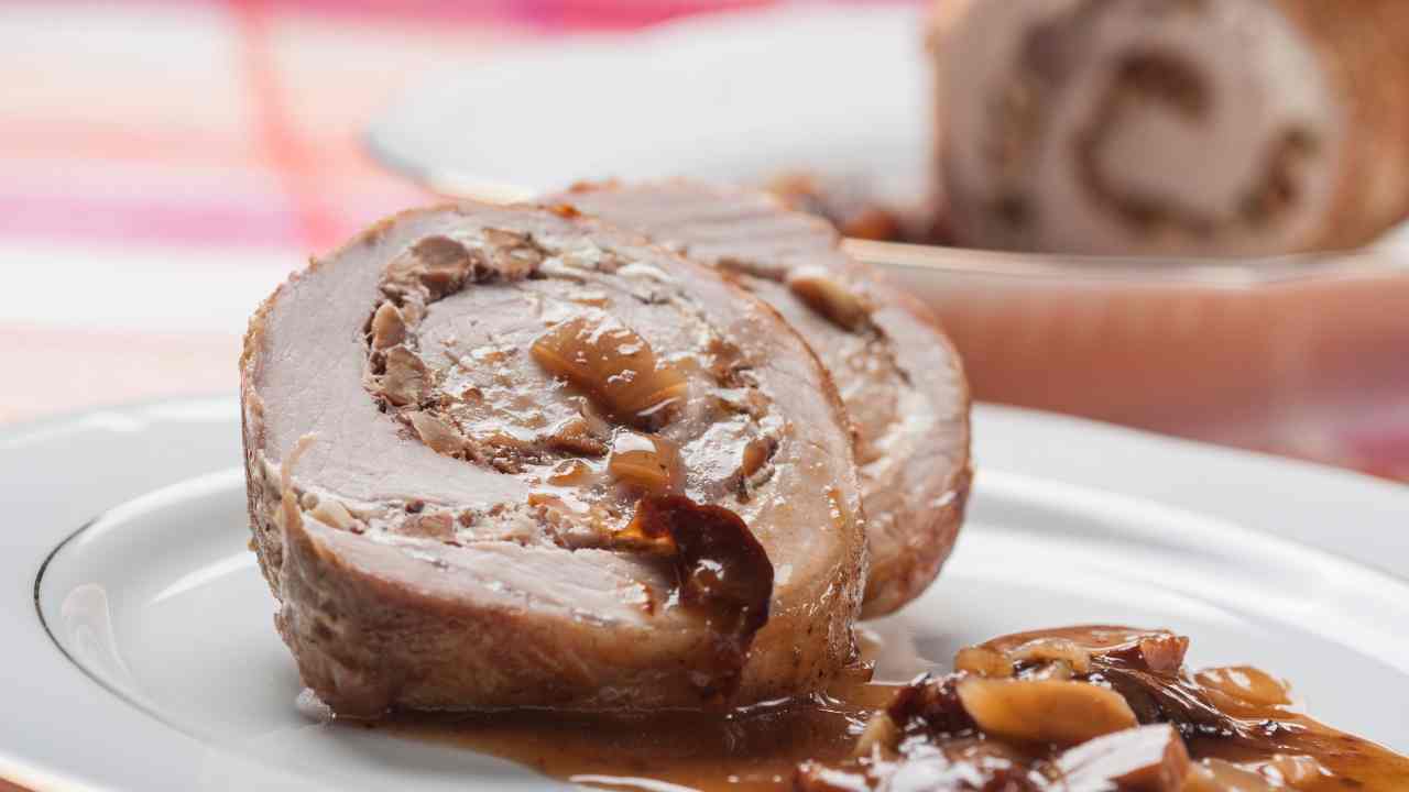 Lonza autunnale ripiena