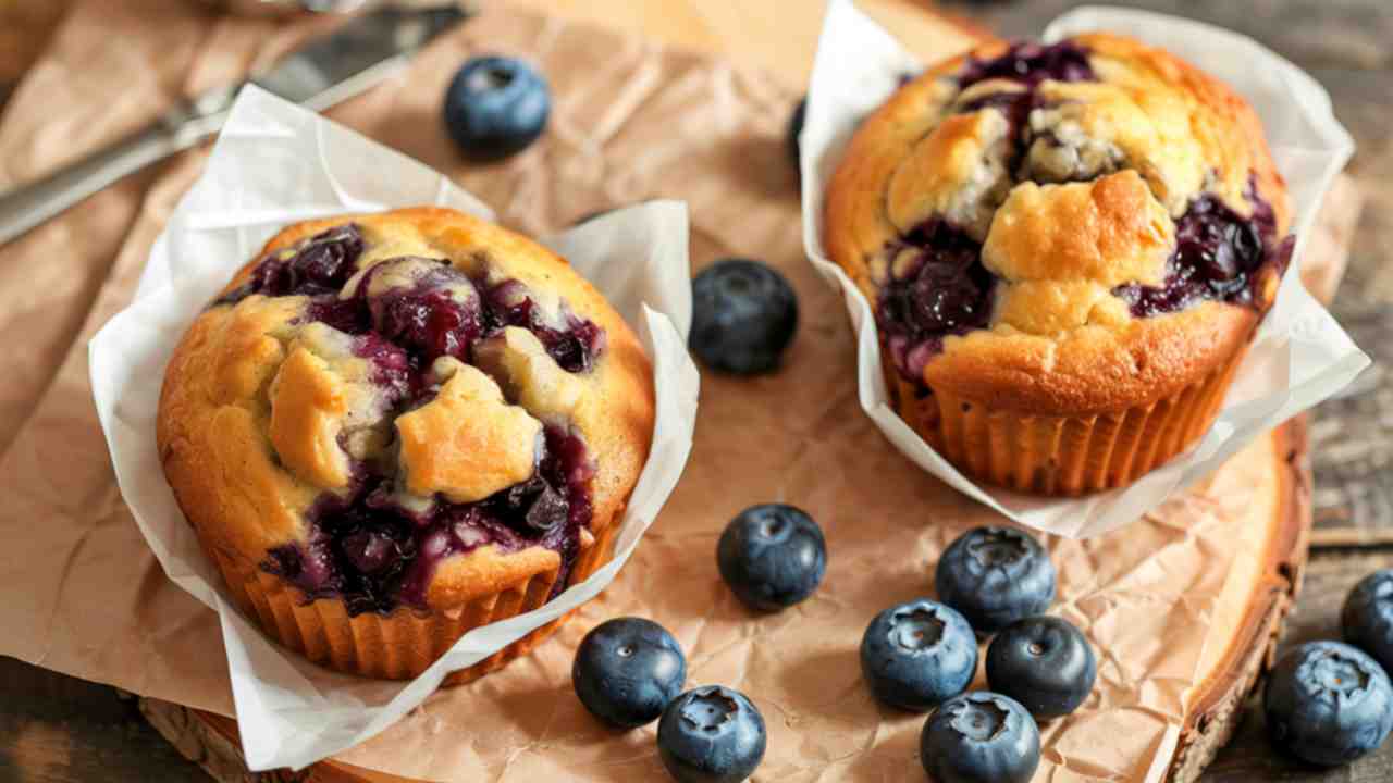Muffin ai mirtilli senza uova - blog.ricettasprint.it