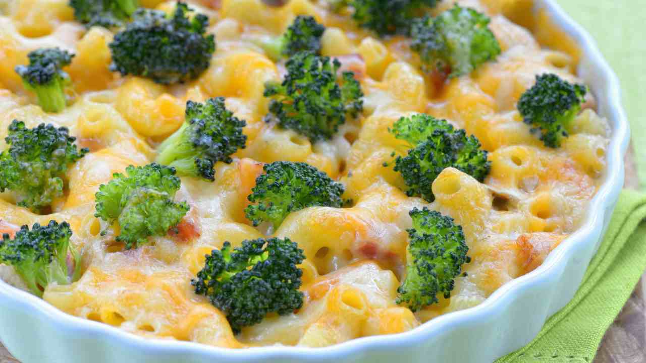 Pasta al forno con finta besciamella