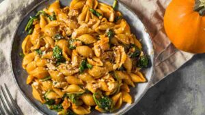 Pasta con zucca e spinaci - blog.ricettasprint.it