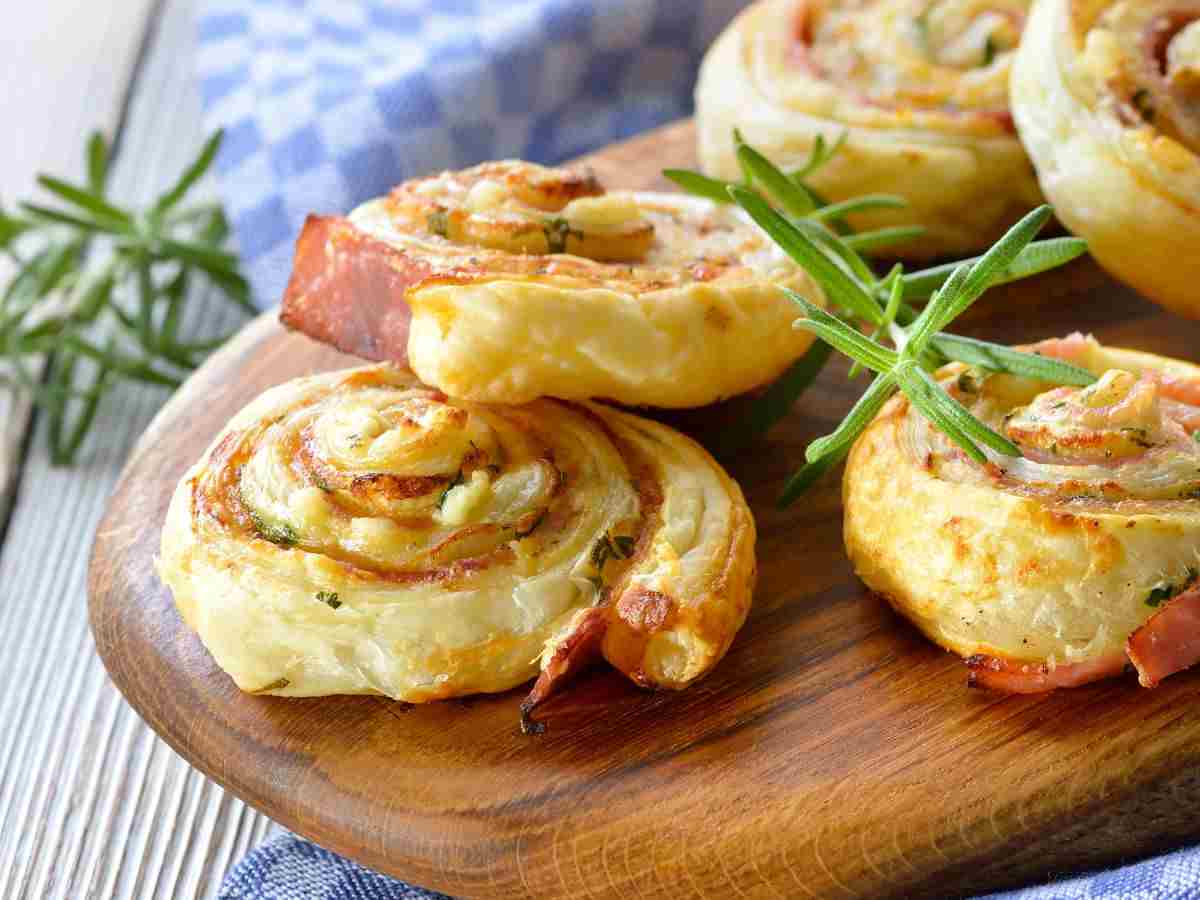 girelle sfoglia con prosciutto