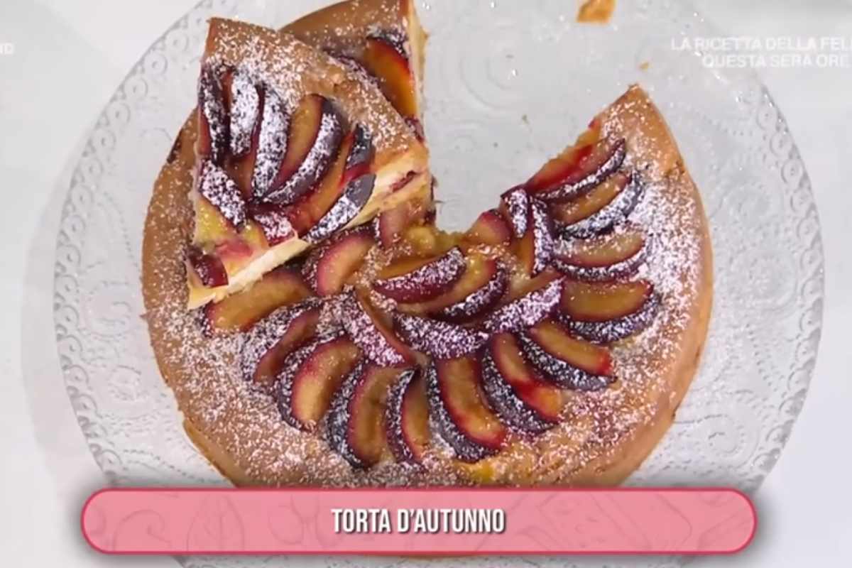 torta con mele e prugne